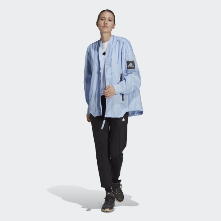Cardigã Trançado Adidas Myshelter Blue Dawn