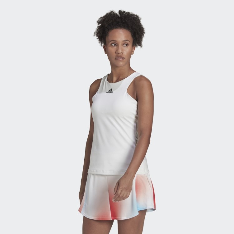 Camiseta Regata De Tênis Adidas Branca