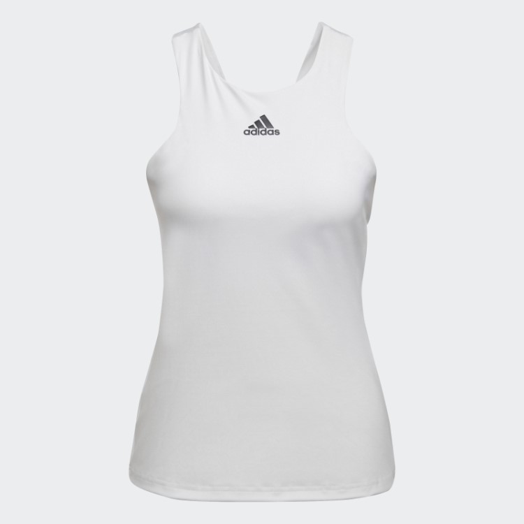 Camiseta Regata De Tênis Adidas Branca