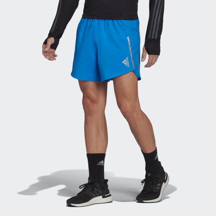Bermuda De Corrida Adidas Blue Rush Designed 4