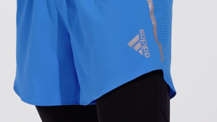 Bermuda De Corrida Adidas Blue Rush Designed 4