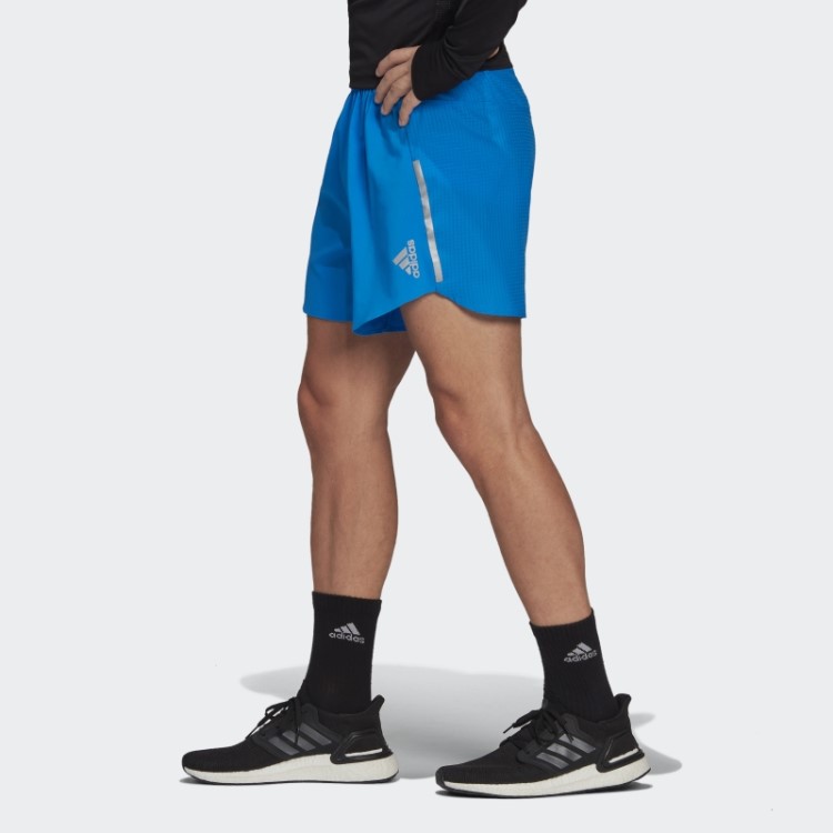 Bermuda De Corrida Adidas Blue Rush Designed 4