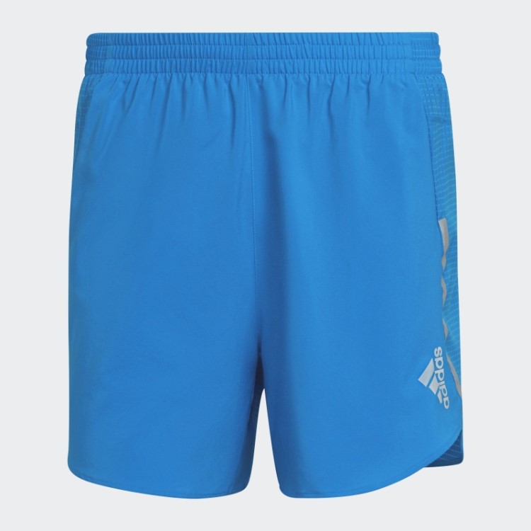 Bermuda De Corrida Adidas Blue Rush Designed 4