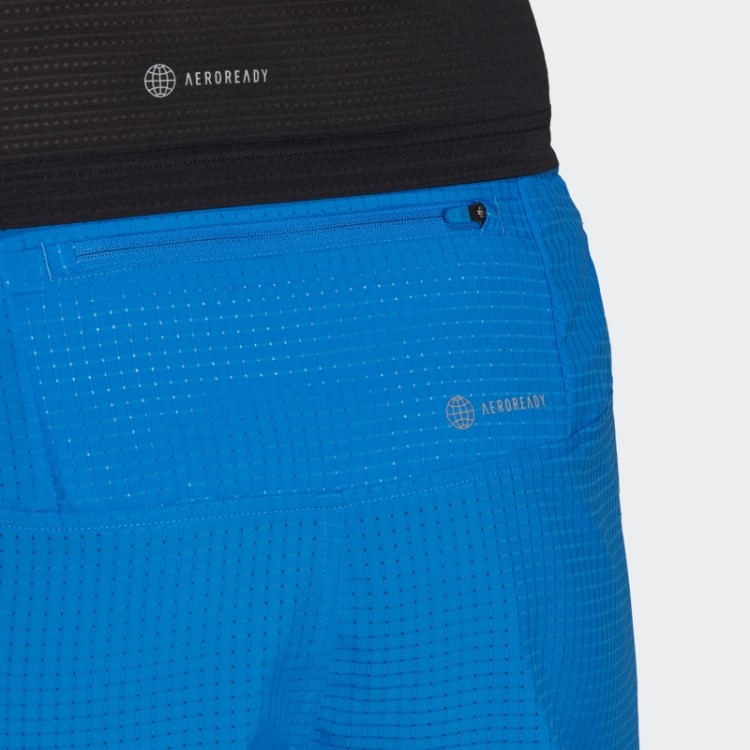Bermuda De Corrida Adidas Blue Rush Designed 4