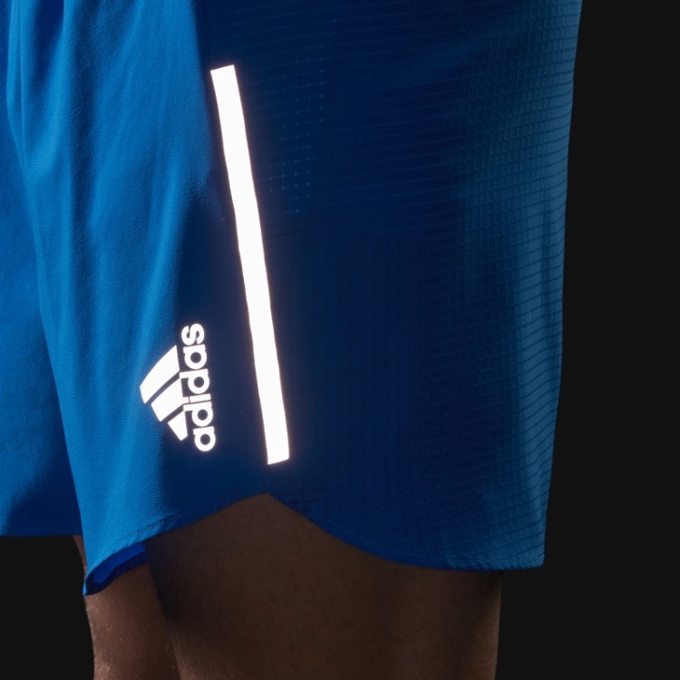 Bermuda De Corrida Adidas Blue Rush Designed 4