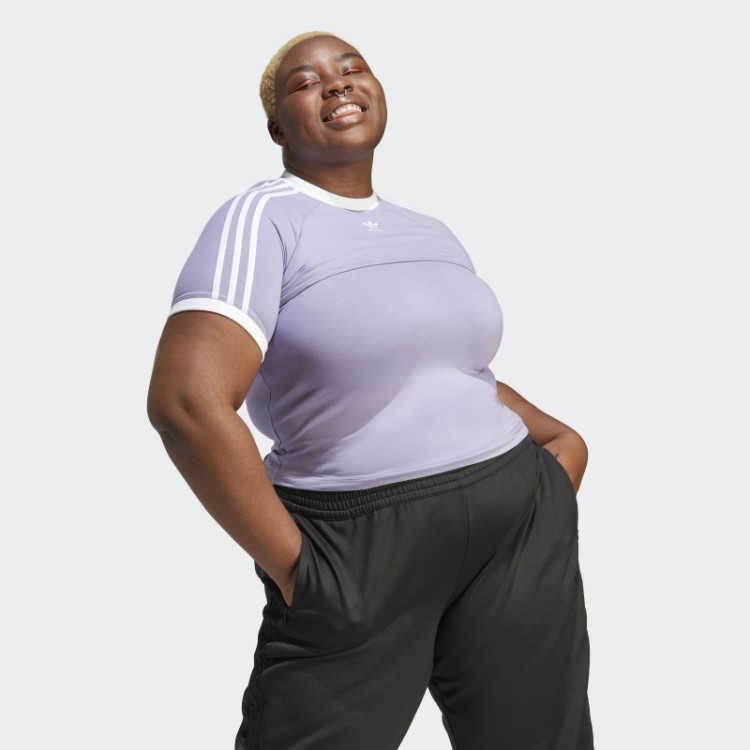 Camiseta Adidas Sempre Original (plus Size) Lilás