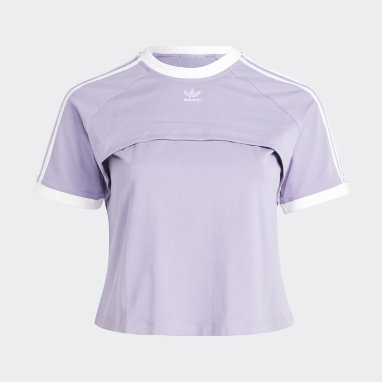 Camiseta Adidas Sempre Original (plus Size) Lilás