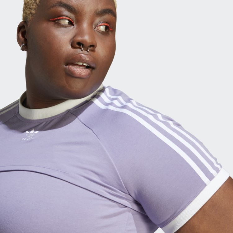 Camiseta Adidas Sempre Original (plus Size) Lilás