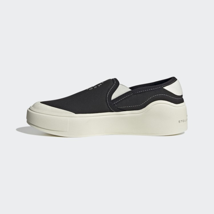 Tênis Adidas By Stella Mccartney Court Preto Quente