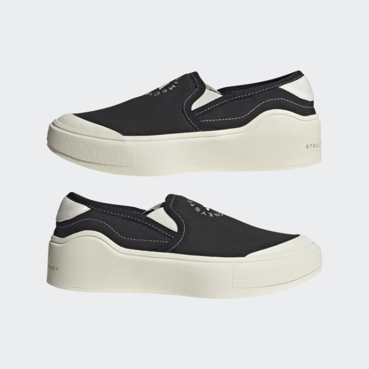 Tênis Adidas By Stella Mccartney Court Preto Quente