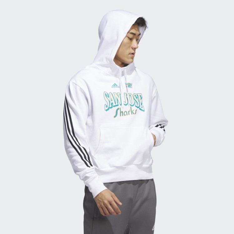 Pulôver Estilo De Vida Dos Tubarões Adidas Branco