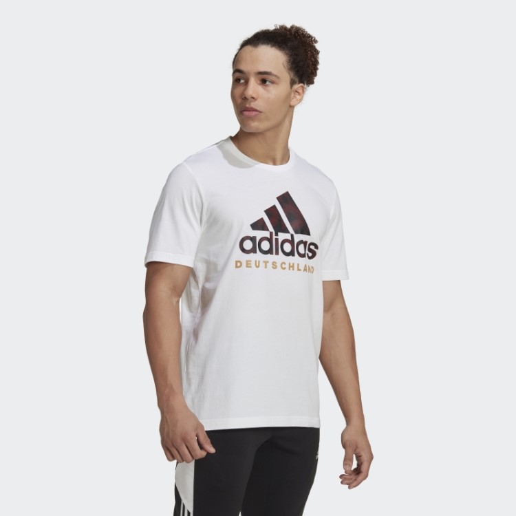 Camiseta Alemanha Dna Graphic Branca Adidas