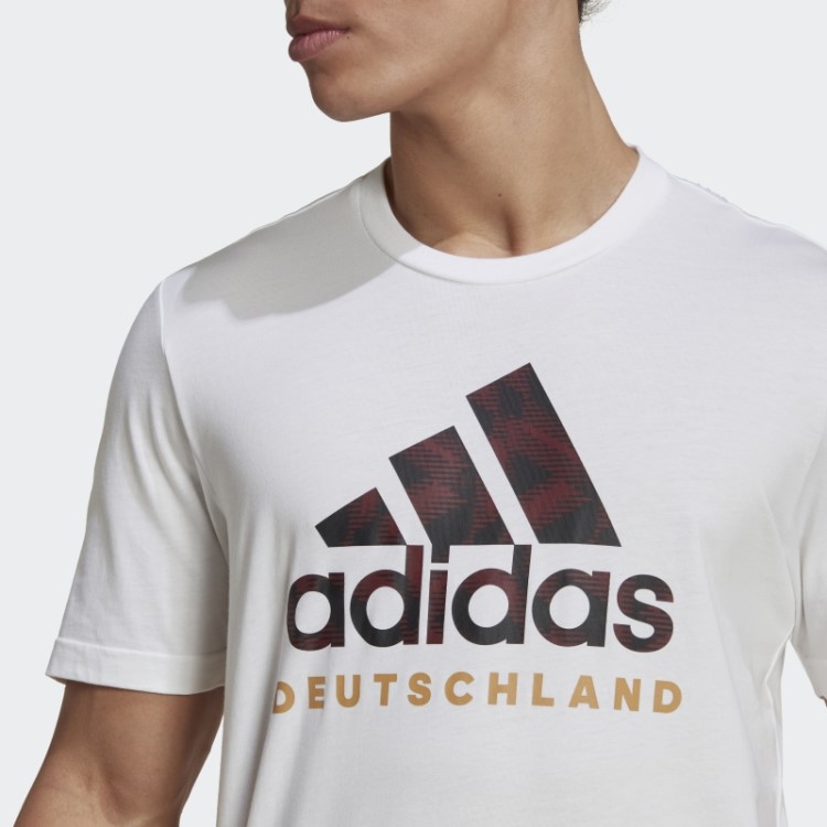 Camiseta Alemanha Dna Graphic Branca Adidas