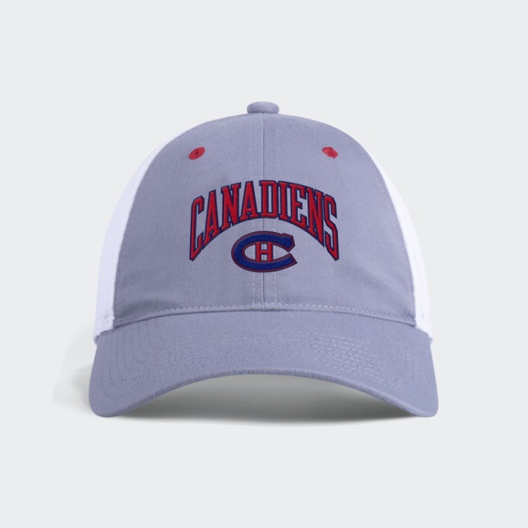 Boné Trucker Canadiens Cinza Adidas