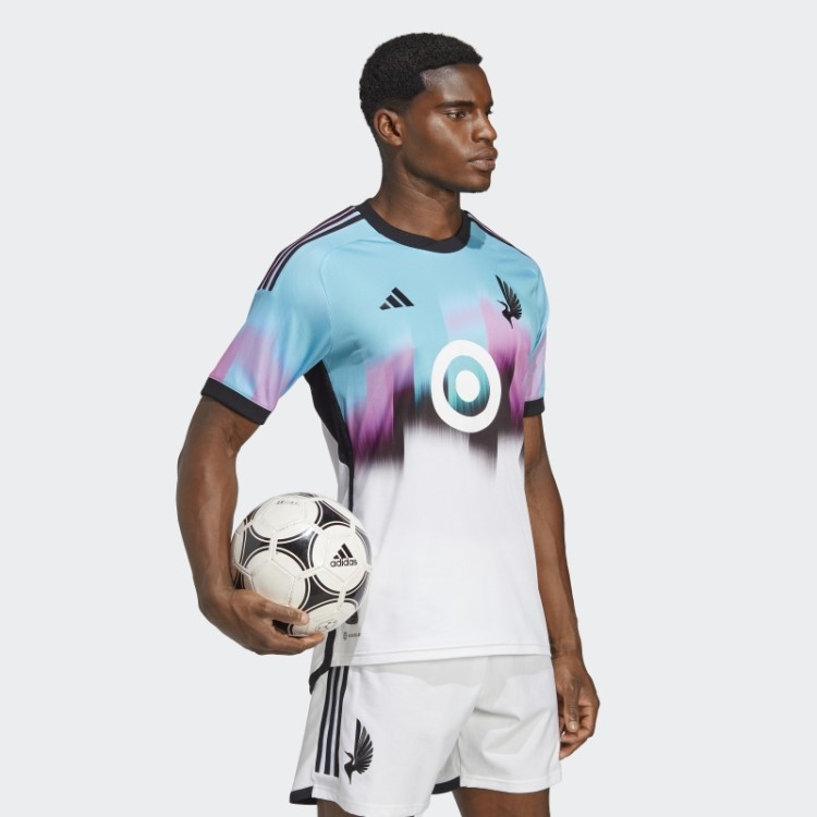 Adidas Minnesota United Fc 23/24 Fora Camisa Autêntica Branca
