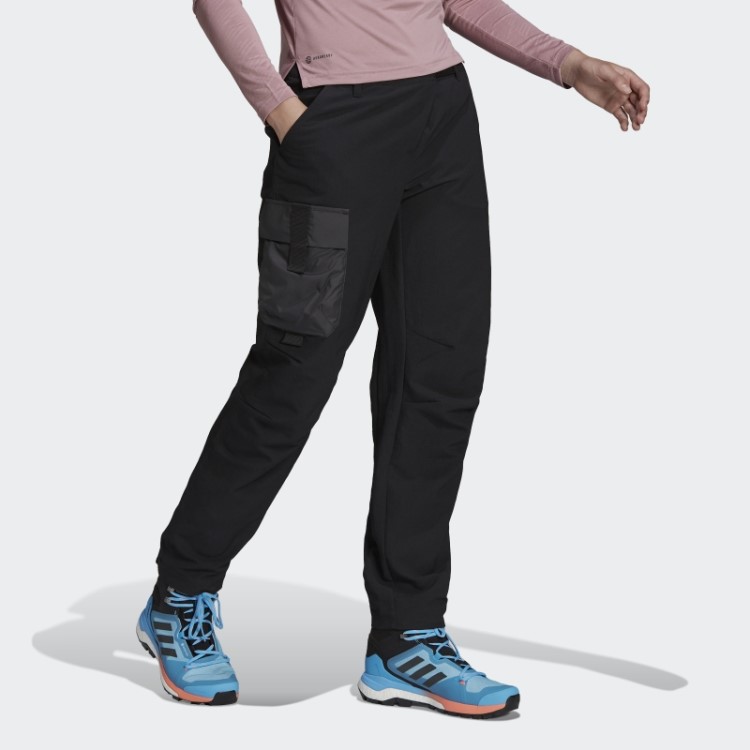 Calça De Caminhada Adidas Preta Terrex Feita Para Ser Refeita