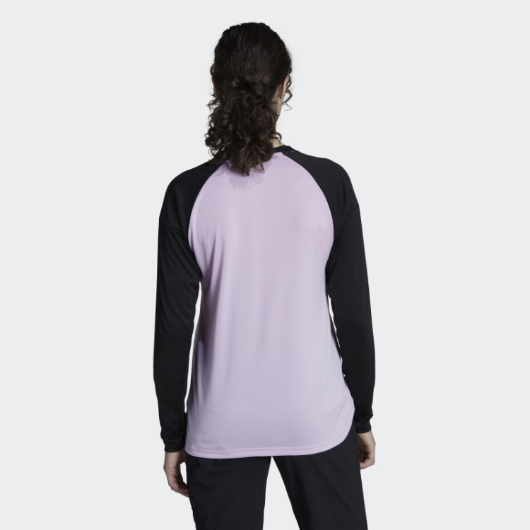 Camisa De Manga Comprida Adidas Five Ten Bca Tee Lilás