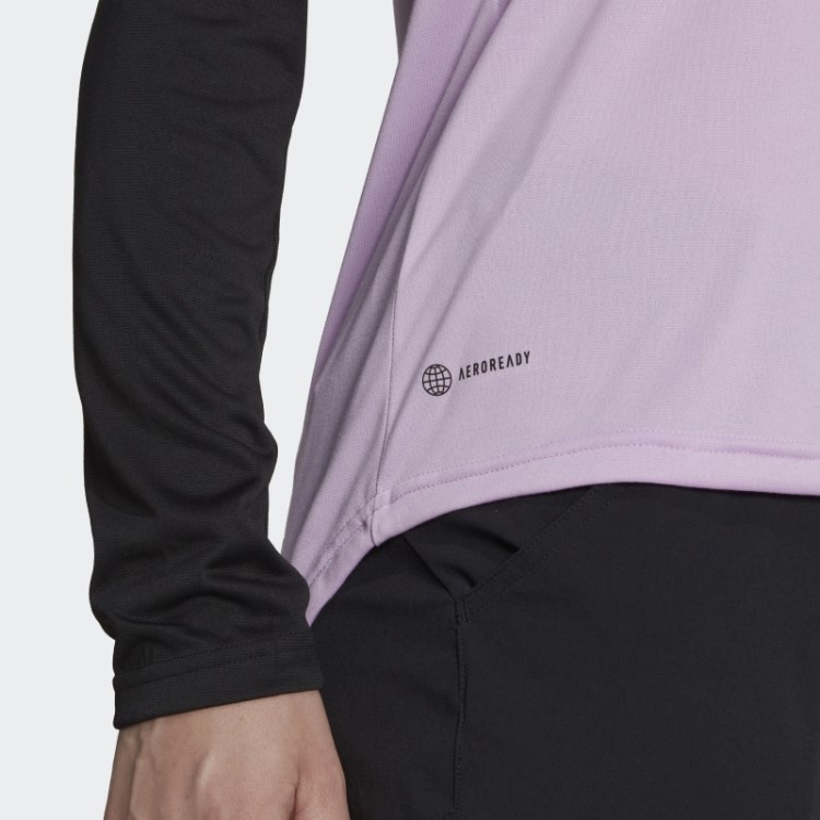 Camisa De Manga Comprida Adidas Five Ten Bca Tee Lilás