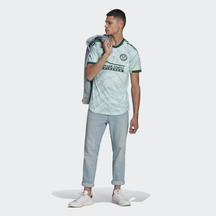 Mint Adidas Atlanta United Fc 22/23 Away Camisa Autêntica