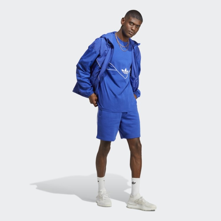 Short Azul Adicolor Arquivo Sazonal Adidas