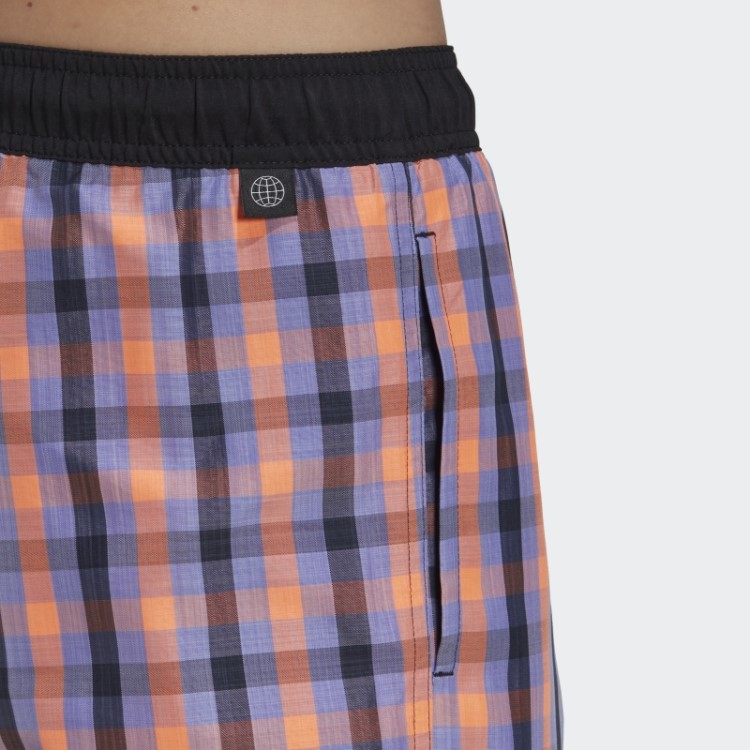 Short De Natação Xadrez Clássico Adidas Ink