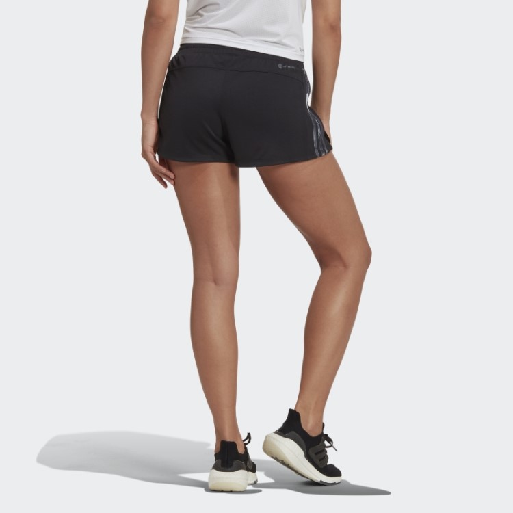 Bermuda Marcapasso Floral Preta Adidas Aeroready Made For Training