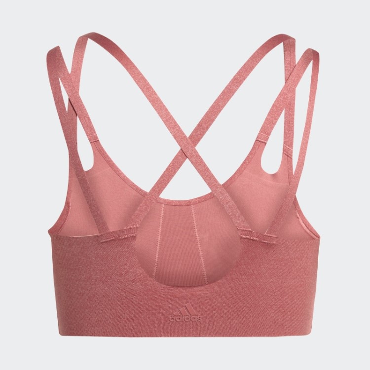 Sutiã De Fogo De Estúdio De Luxo De Ioga Com Suporte De Luz Adidas Vermelho