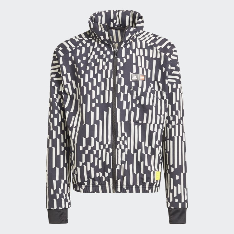 Blusão Adidas X Lego Vidiyo Cinza Metalizado