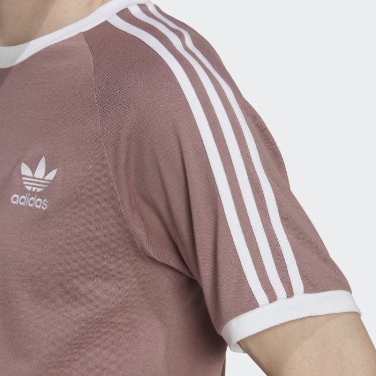 Camiseta Adicolor Classics Com As Três Listras Roxa Adidas