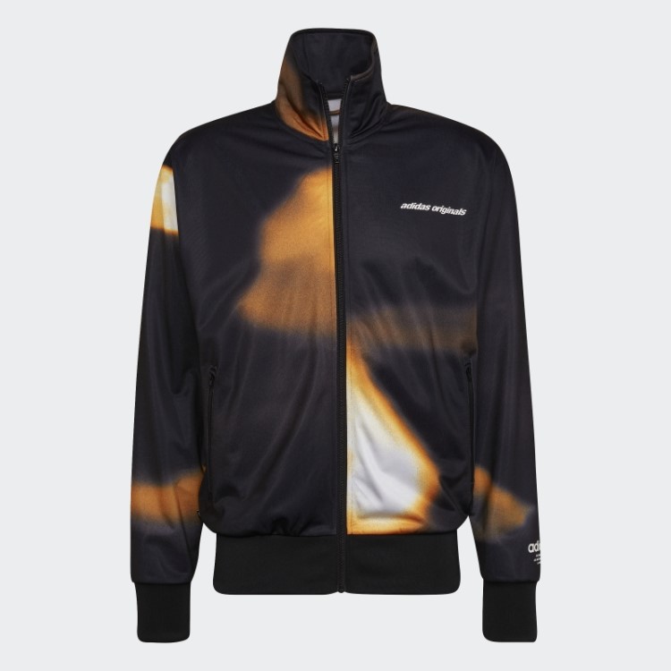 Jaqueta Preta Adidas Y2k Com Gráficos
