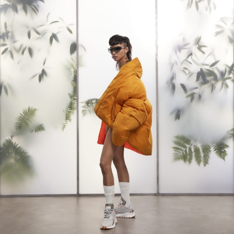 Jaqueta Puffer De Nylon Laranja Claro Adidas Focus (todos Os Gêneros)