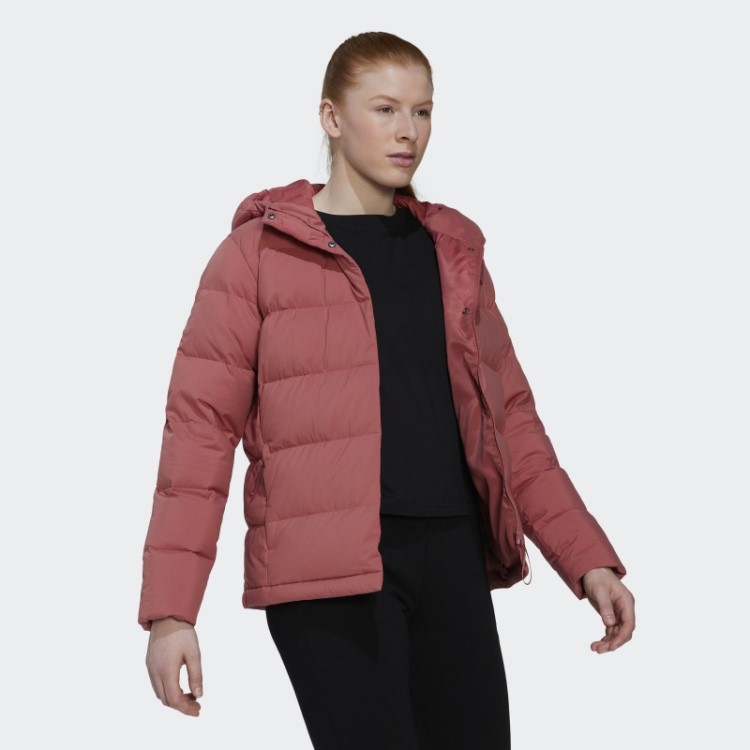 Adidas Helionic Jaqueta Vermelha Com Capuz