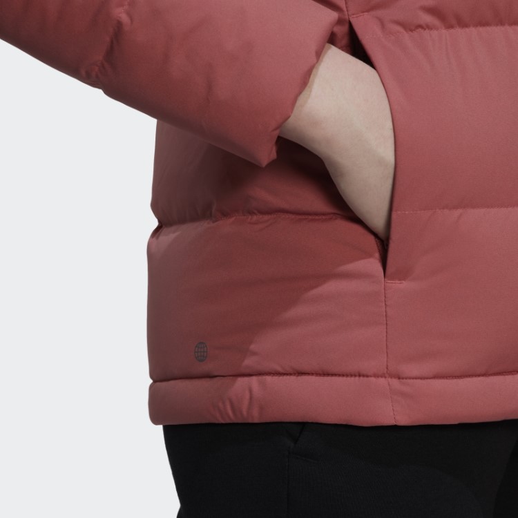 Adidas Helionic Jaqueta Vermelha Com Capuz