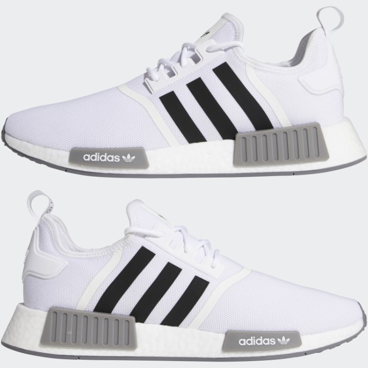 Tênis Cinza Adidas Nmd-r1 Primeblue Quente