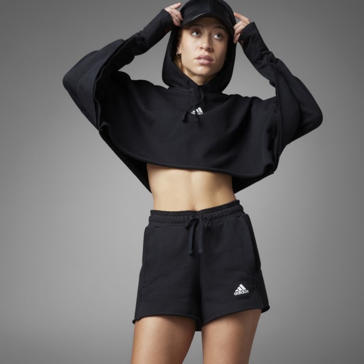 Moletom Cropped Adidas Black Collective Power