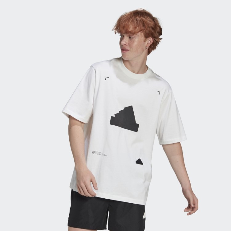 Camiseta Oversized Adidas Branca
