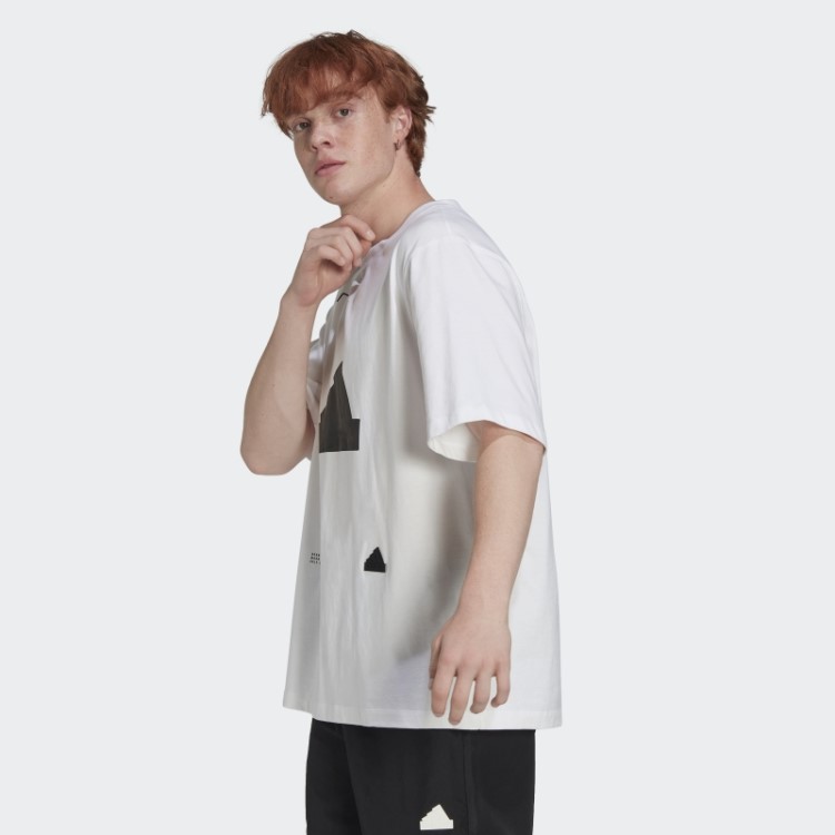 Camiseta Oversized Branca Adidas
