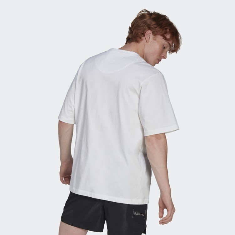 Camiseta Oversized Branca Adidas