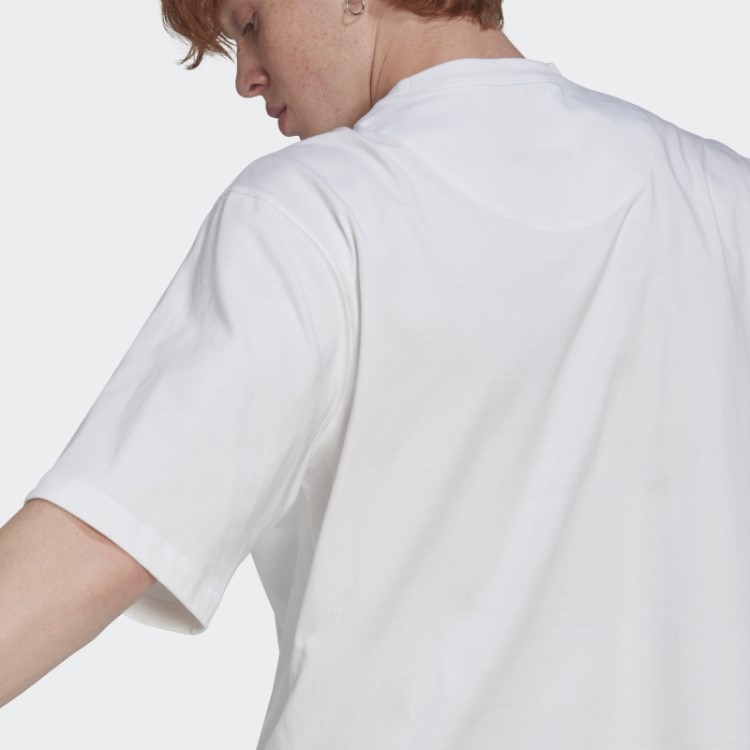 Camiseta Oversized Branca Adidas