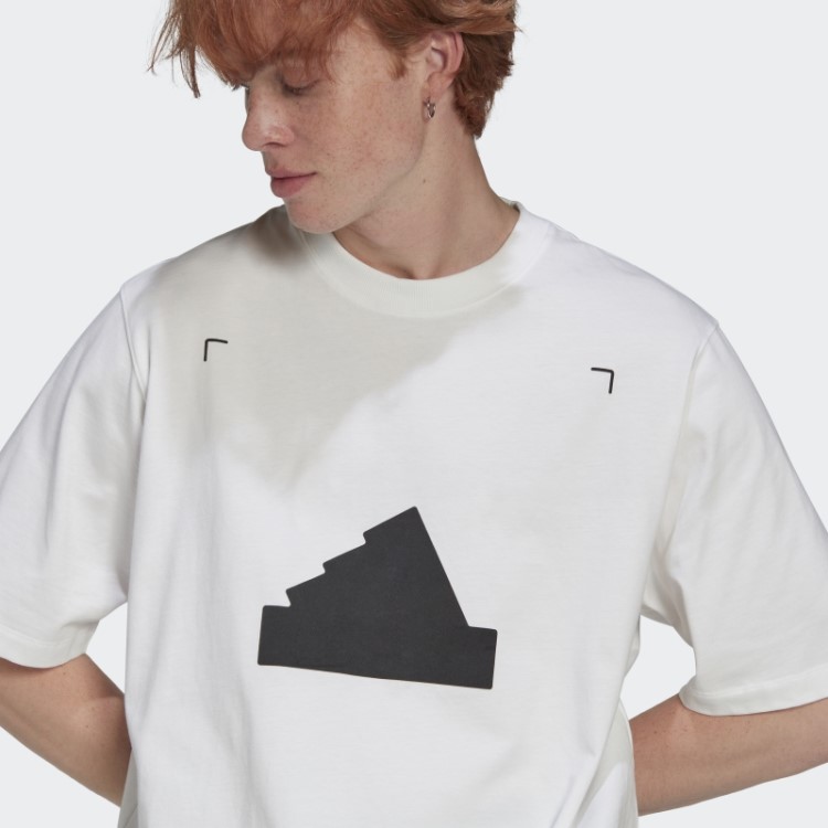 Camiseta Oversized Branca Adidas
