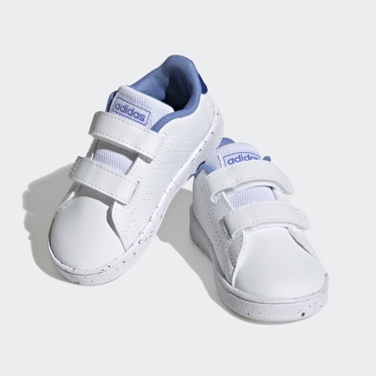 Adidas Advantage Life Court Tênis Com Velcro Azul