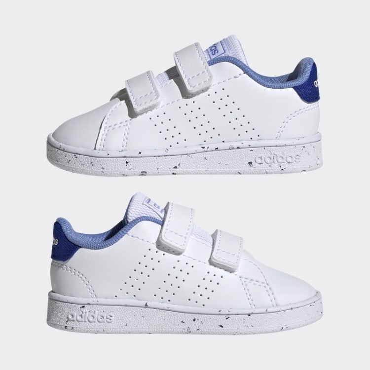 Adidas Advantage Life Court Tênis Com Velcro Azul
