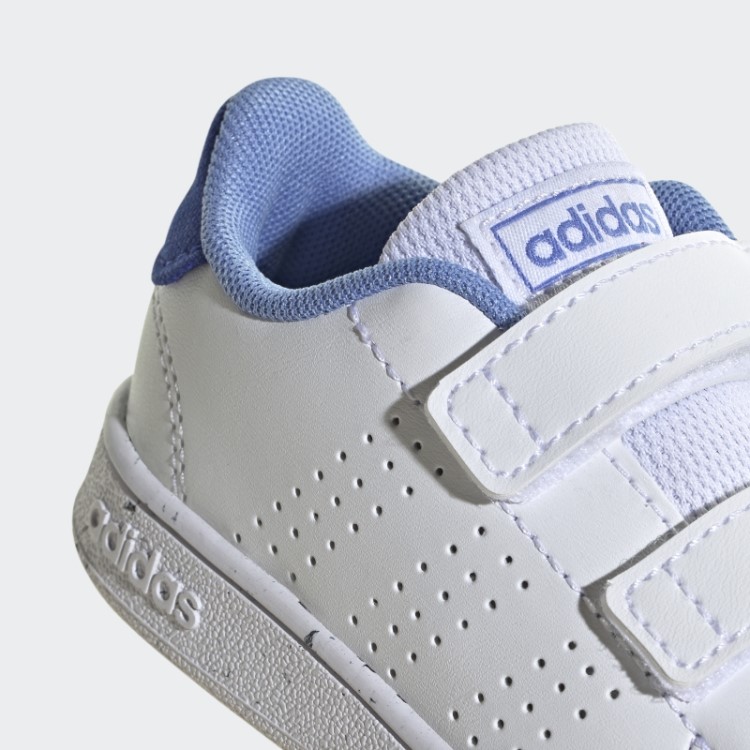 Adidas Advantage Life Court Tênis Com Velcro Azul