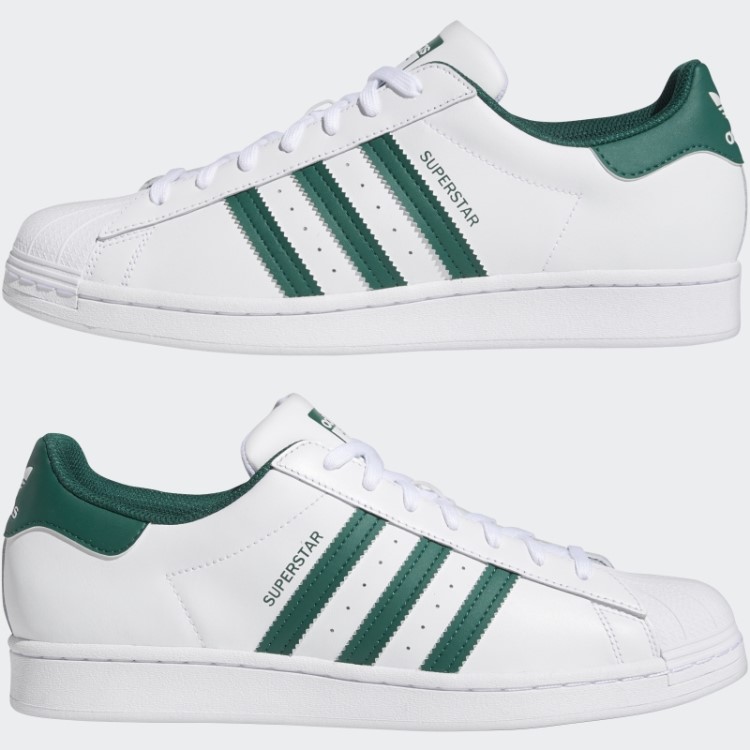 Elegantes Sapatos Adidas Superstar Verde