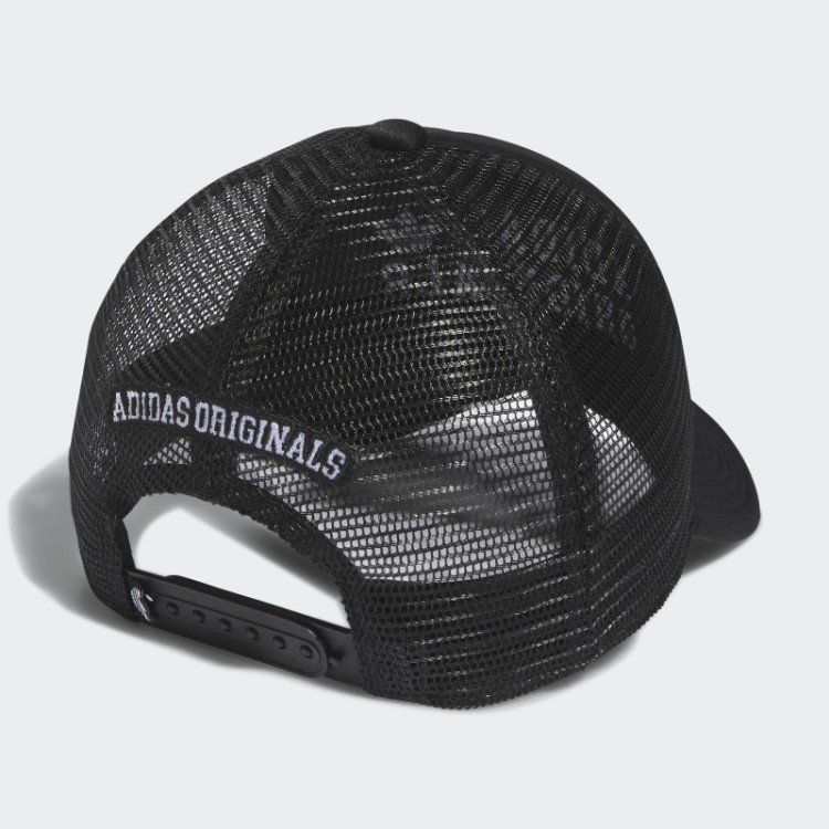 Novo Boné De Caminhoneiro Infantil Preto Adidas
