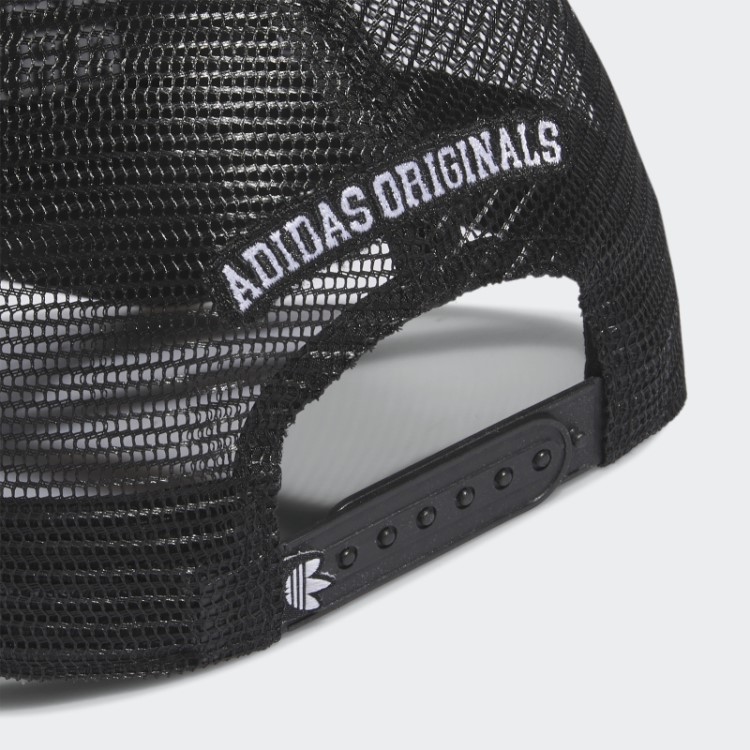 Novo Boné De Caminhoneiro Infantil Preto Adidas