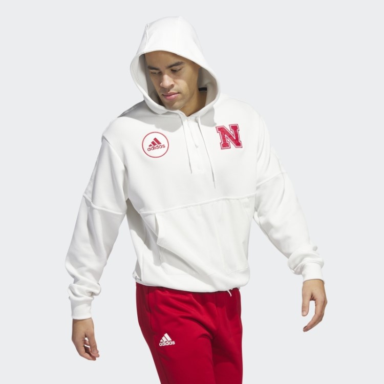 Moletom Com Capuz Cornhuskers Zero Dye E Sem Tingimento Adidas