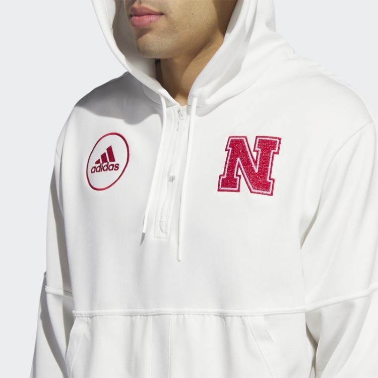 Moletom Com Capuz Cornhuskers Zero Dye E Sem Tingimento Adidas