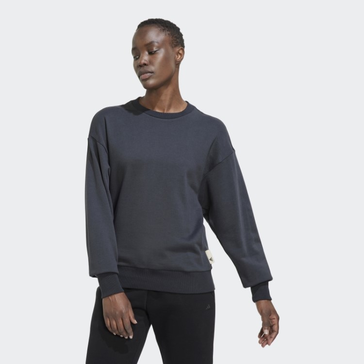 Moletom Solto Adidas Studio Lounge Carbono