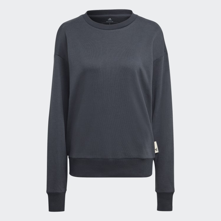 Moletom Solto Adidas Studio Lounge Carbono